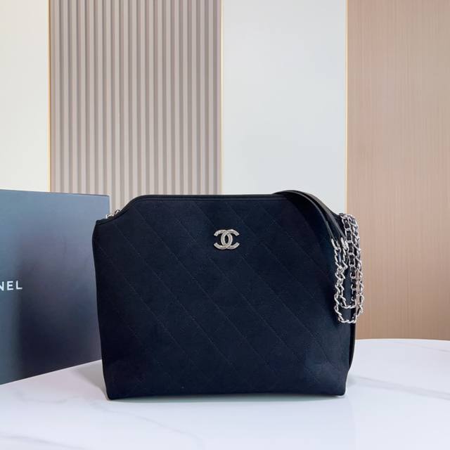 折叠礼盒 Chanel香奈儿 大包流浪包包女气质小香风中古托特包百搭丝绒包大容量单肩链条包尺寸421231 Cm