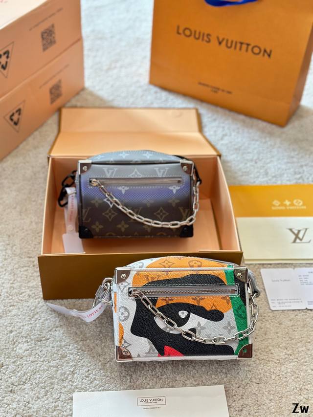 23新款 Soft Trunk盒子包相机包链条包 尺寸18Cm#Lv盒子包