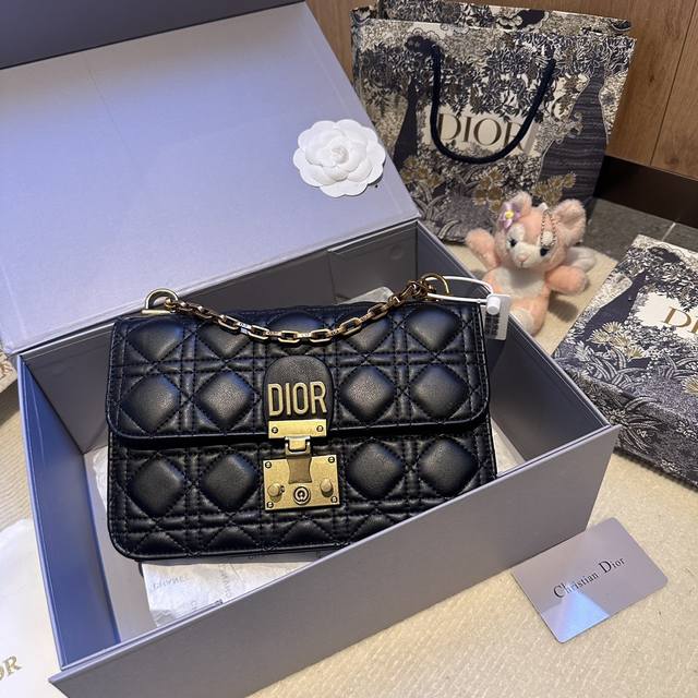 礼盒包装 Dior Addict 罗马包 采用专柜御用原双版面绣花老料 迪奥的oblique复印古花图案早在上世纪六十年代在就巴黎时装周里掀热起潮 不同的如是今