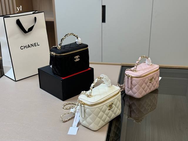 配折叠盒 Size 16*11Cm Chanel 香奈儿 手提款 化妆小盒子 各种拗造型