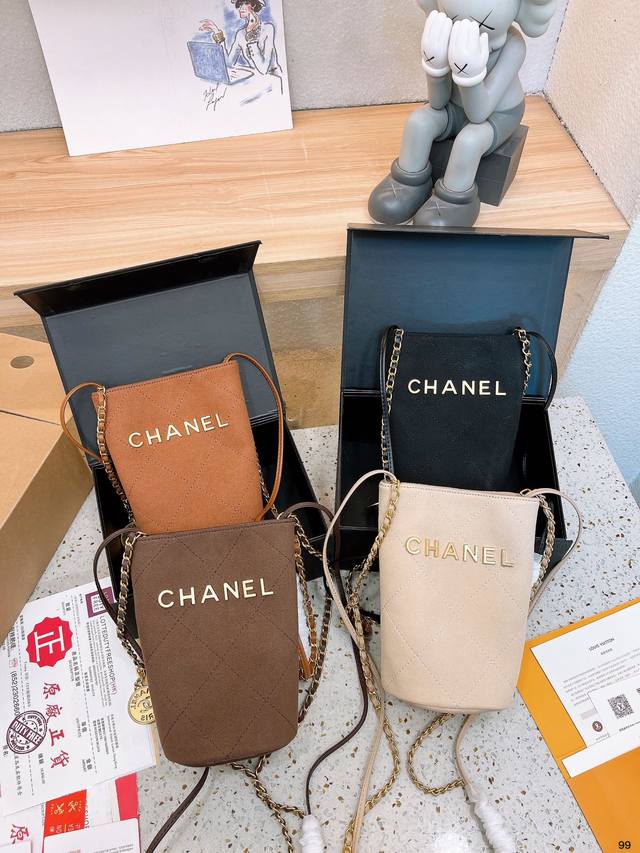 折叠礼盒 Chanel 新品 金币mini 水桶包 时装 休闲 不挑衣服 尺寸12*20Cm