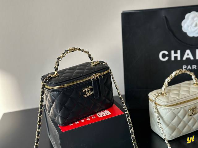 折叠盒 Chanel盒子包 手提款 时髦精必备款 超级精致 Size:大号18*10