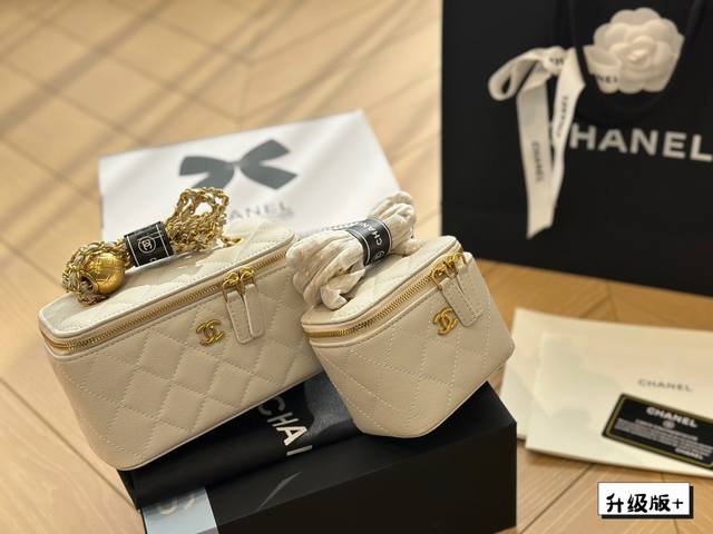 全套包装 Chanel盒子包 金球款 两个尺寸 时髦精必备款 超级精致 Size:大号18*10 小号11*8