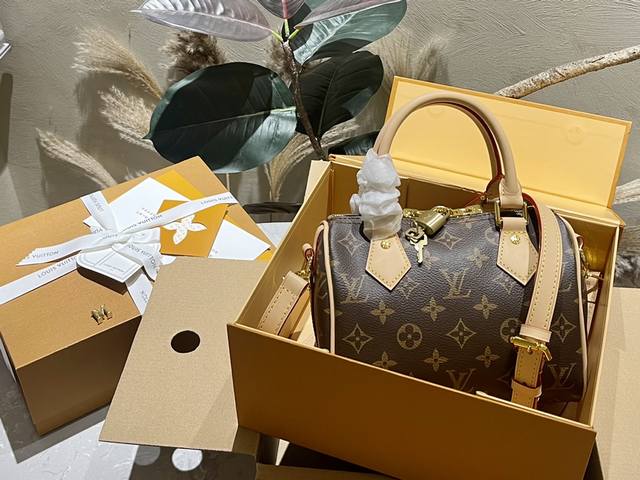 原单变色皮 折叠礼盒 Lv Speedy 20枕头包 Lv Speedy 这款retiro 手袋以标志性 经典永恒。优雅低调的外形设计和宽敞的包身更加入了实用性