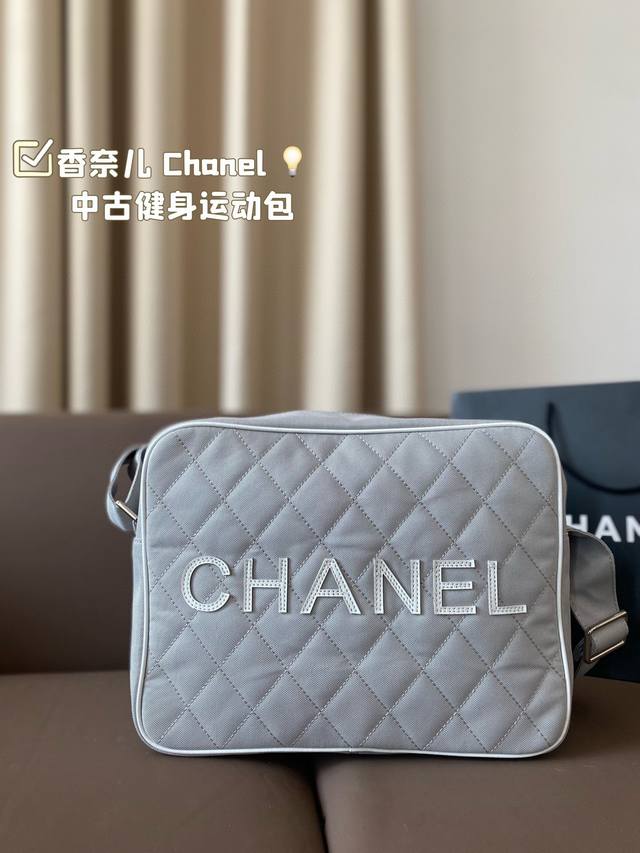 Chanel中古健身运动包 香奈儿 Chanel 24Ss 新款相机包 Camera bag 可斜挎 空间能满足日常容量 尺寸30 24cm