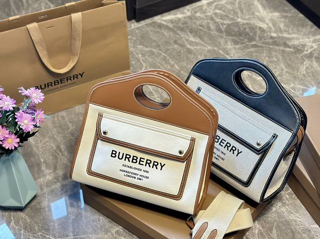 礼盒包装 Burberry 巴宝莉换上帆布材质后看起来更轻松自在 正面印有 Burberry England 涂鸦徽标 醒目而直白 立马就有了感觉 Bur标志性